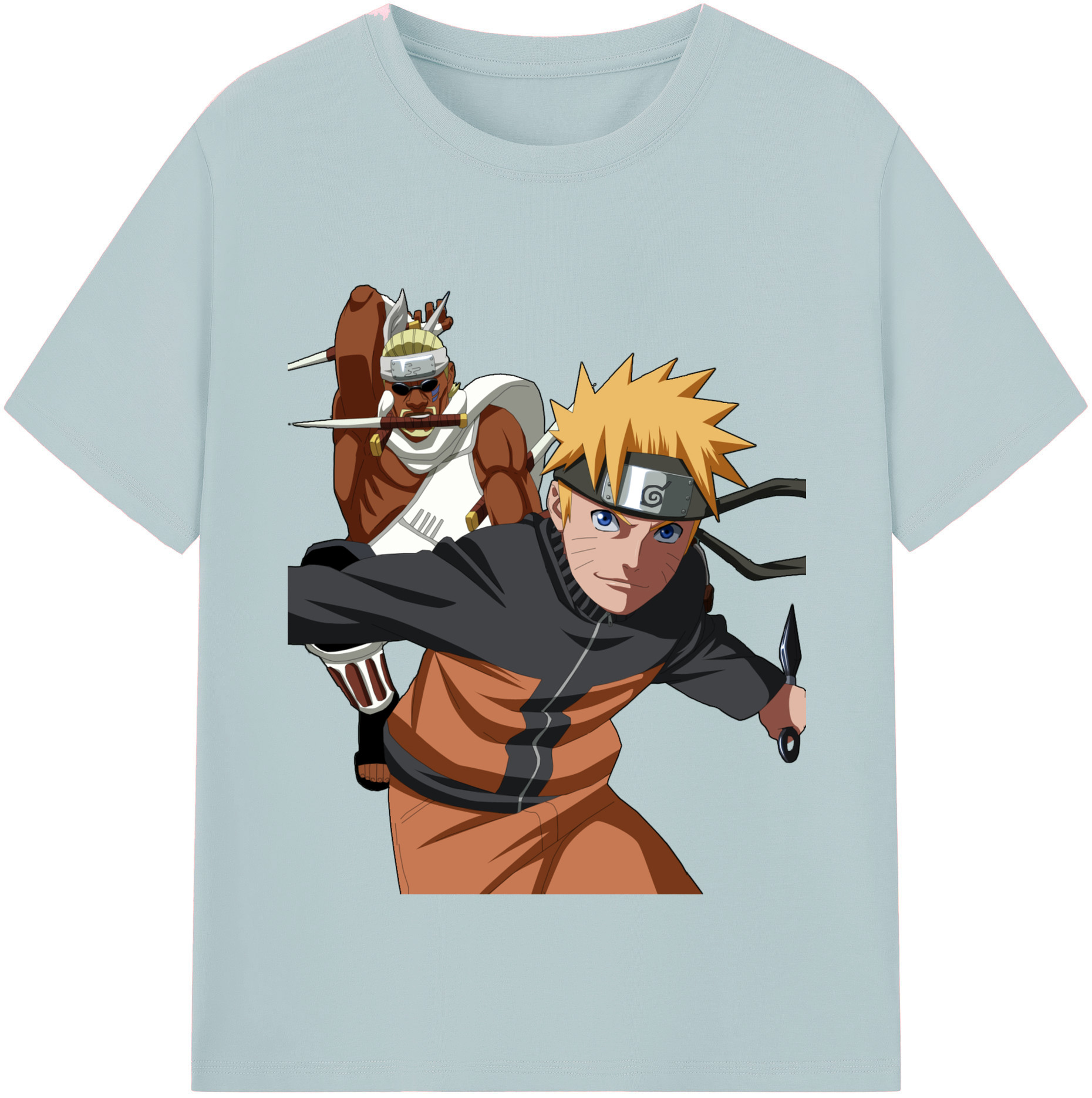 （画像用） NARUTO -ナルト- うずまき ナルト Uzumaki Naruto 綿100％半袖Tシャツ（フロントプリント）